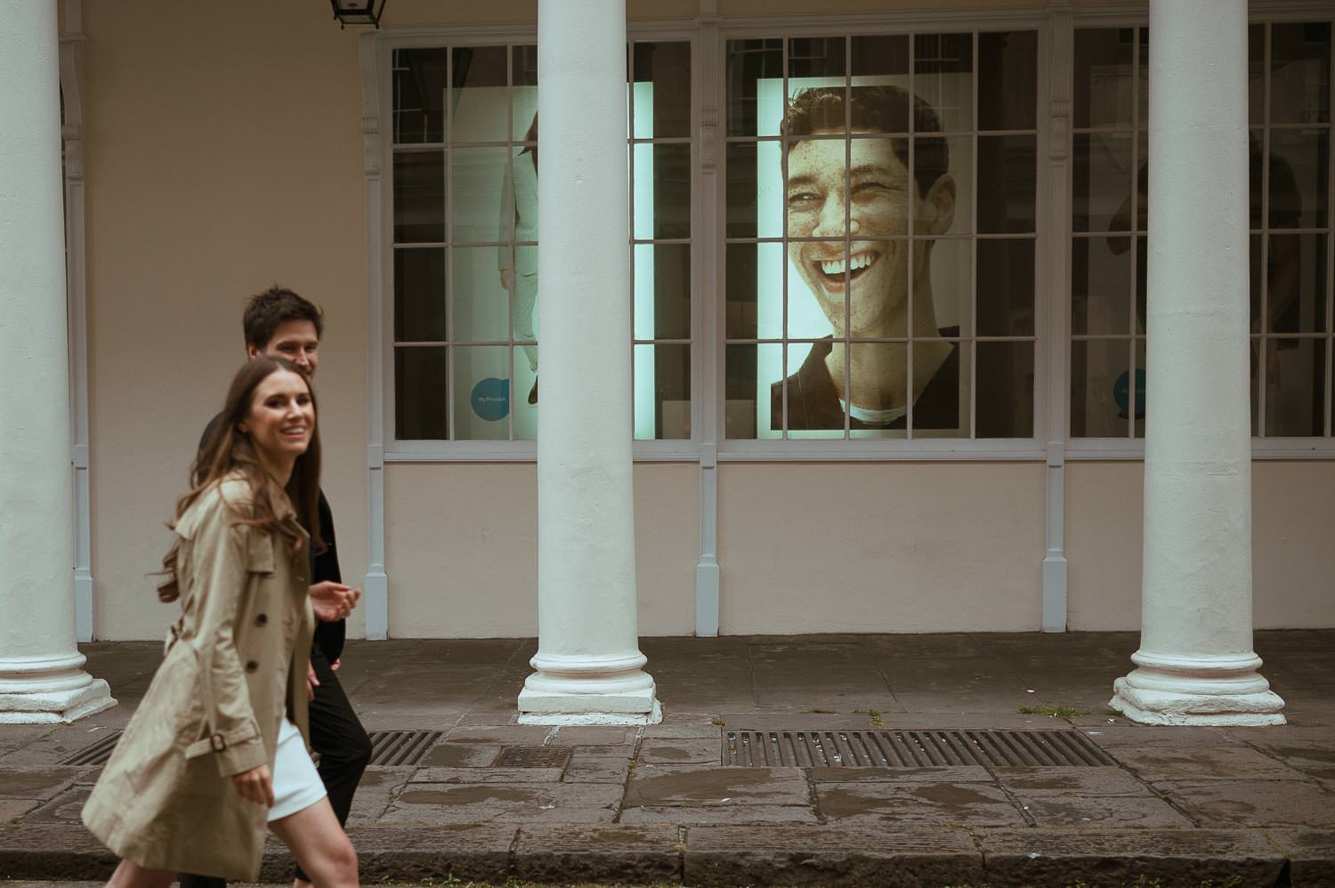 Engagement photo session in Bath.