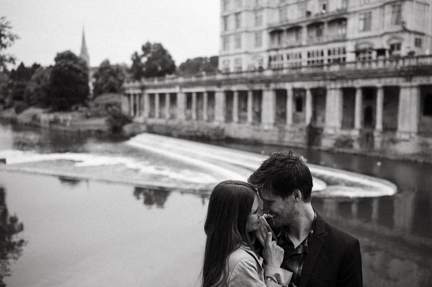 Engagement photo session in Bath.