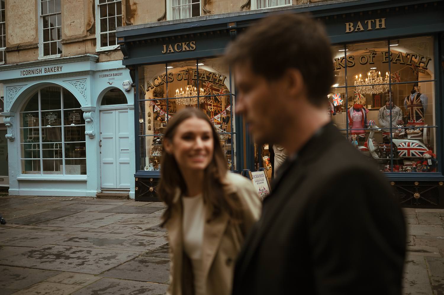 Engagement photo session in Bath.