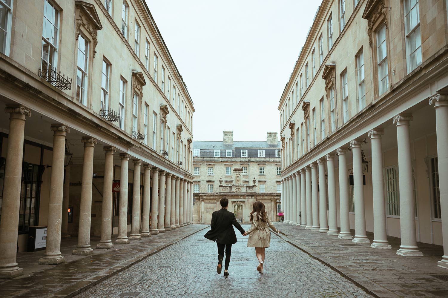 Engagement photo session in Bath.