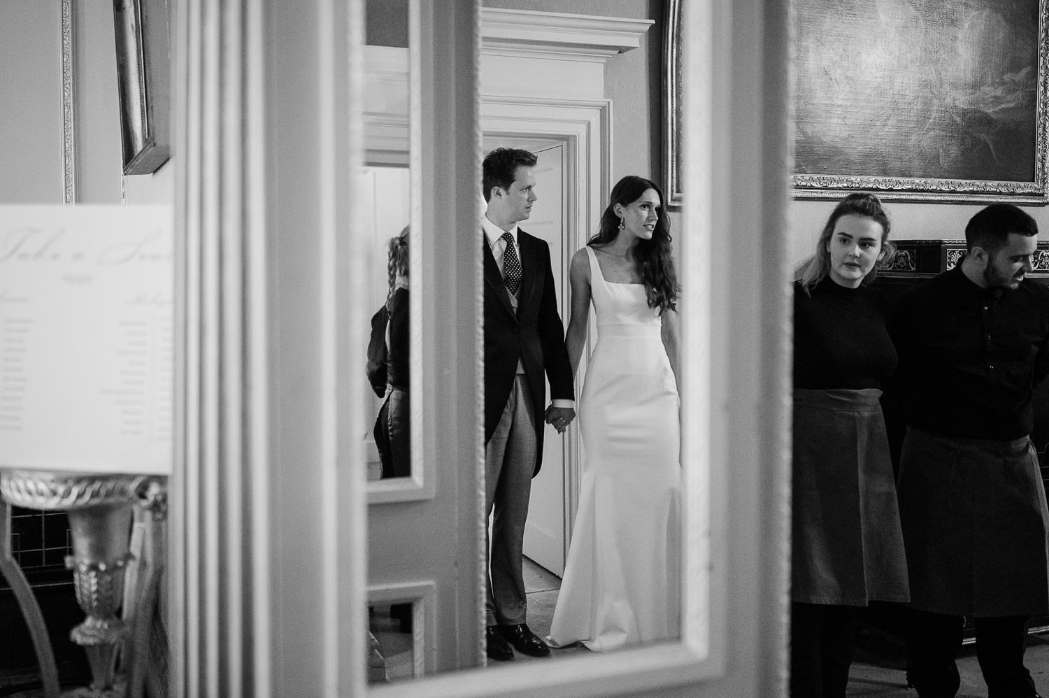 Bride and groom at a Came House wedding by Sophia Veres Photography.