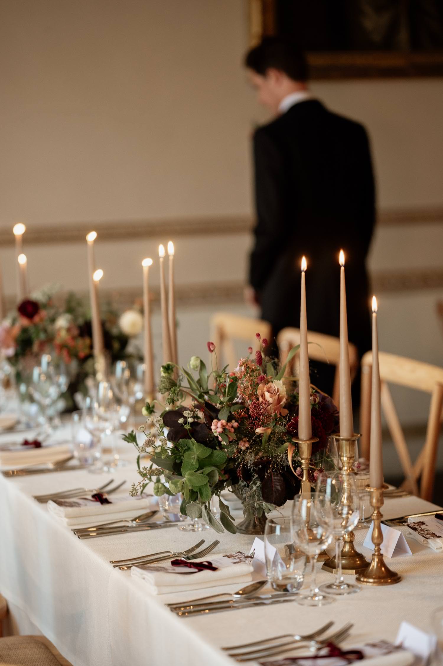 Bramble and Wild wedding flowers at a Came House wedding by Sophia Veres Photography.