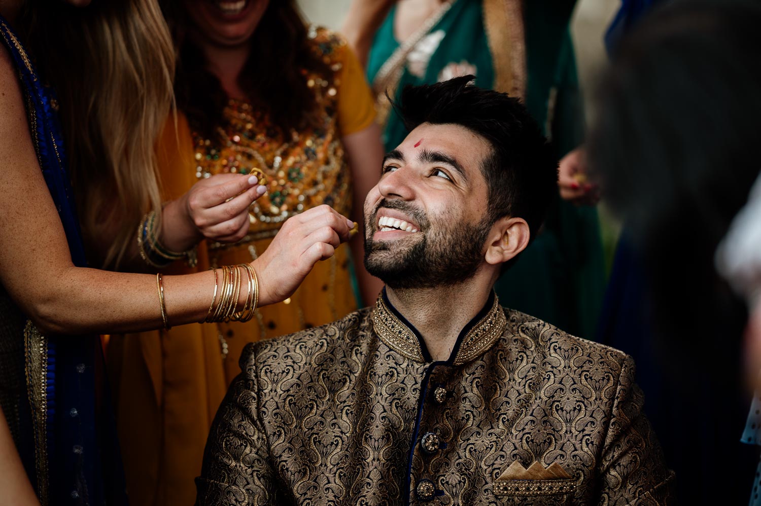 Mehendi at Euridge Manor Indian Groom