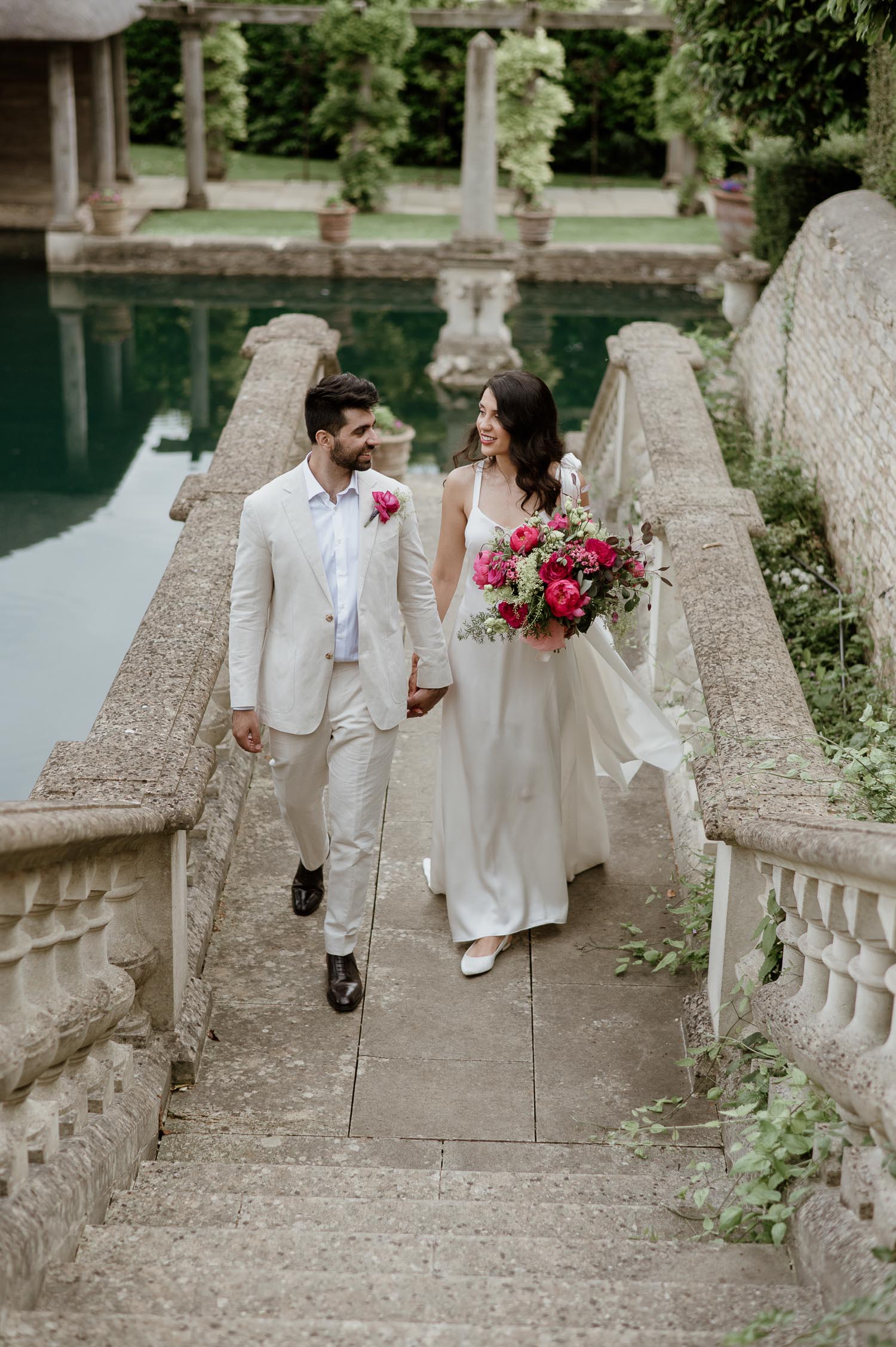 Bride and Groom at Euridge Manor